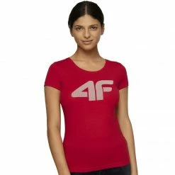 Outdoor Clothing 4F Womens Soft T-Shirt - Red