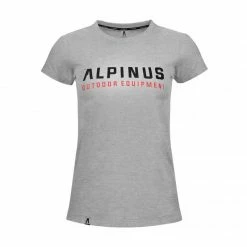 Outdoor Clothing Alpinus Womens Chiavenna T-shirt - Gray