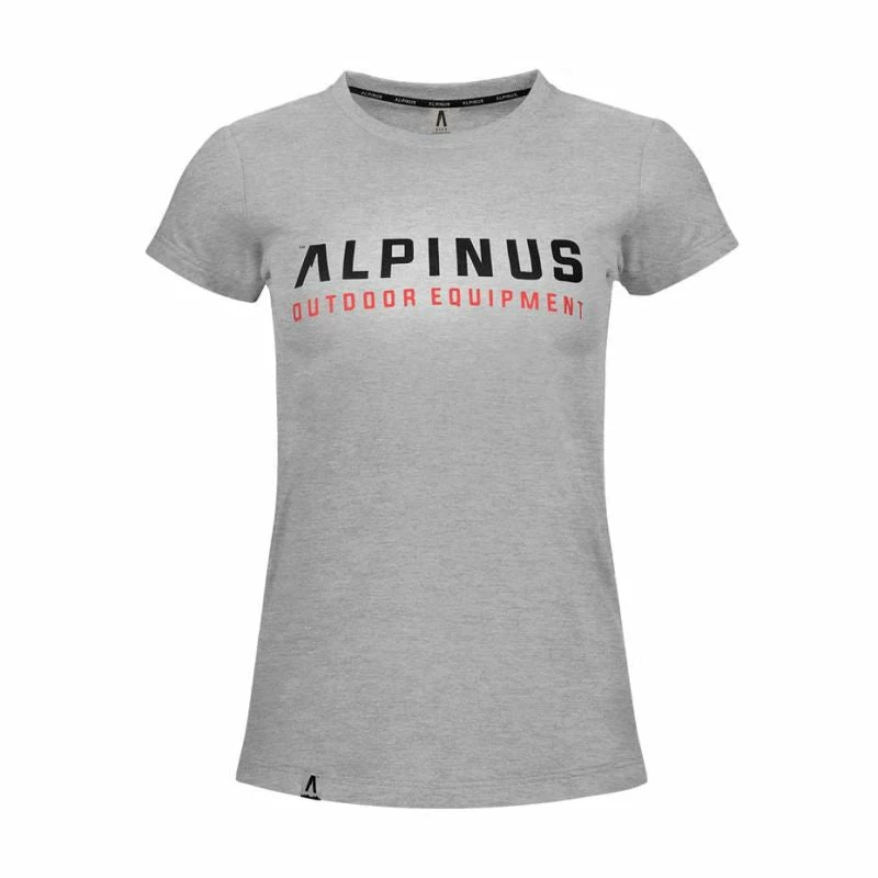 Outdoor Clothing Alpinus Womens Chiavenna T-shirt - Gray