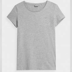 4F Womens Soft T-Shirt - Gray Outdoor Clothing