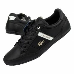 Trainers Lacoste Mens Chaymon Shoes - Black
