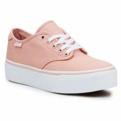 Vans Womens Camden Platform Canvas Shoes - Pink