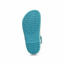 Crocs Womens Crocband Slippers - Blue/Yellow