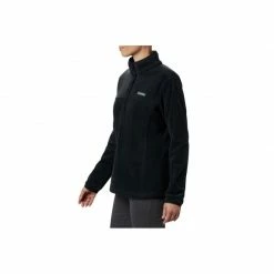 Columbia Womens Benton Springs 1/2 Snap Pullover - Black Outdoor Clothing