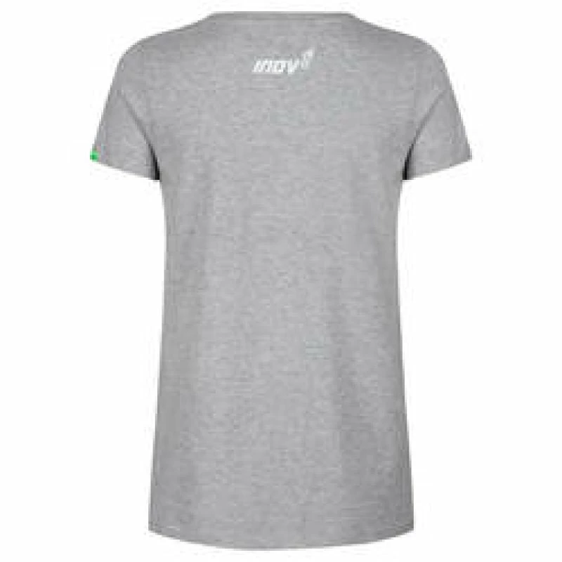 Inov-8 Womens Obssesed Organic Cotton Tee - Grey Outdoor Clothing