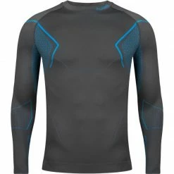 Alpinus Mens Active Base Layer Thermoactive Sweatshirt - Gray Outdoor Clothing