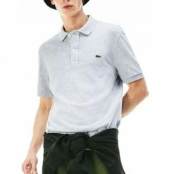Outdoor Clothing Lacoste Mens Everyday Polo Shirt - Gray