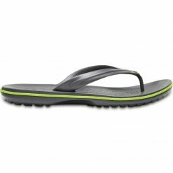 Slides Crocs Crocband Flip-Flop Slippers - Graphite/Green