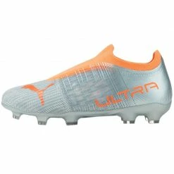 Puma Junior Ultra 3.4 FG / AG Football Boots - Gray/Orange