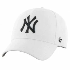 47 Brand Unisex New York Yankees MVP Cap - White Caps