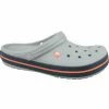 Crocs Unisex Crocband Slippers - Gray Slides