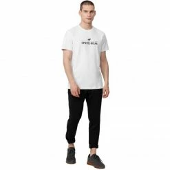 4F Mens Sports T-shirt - White