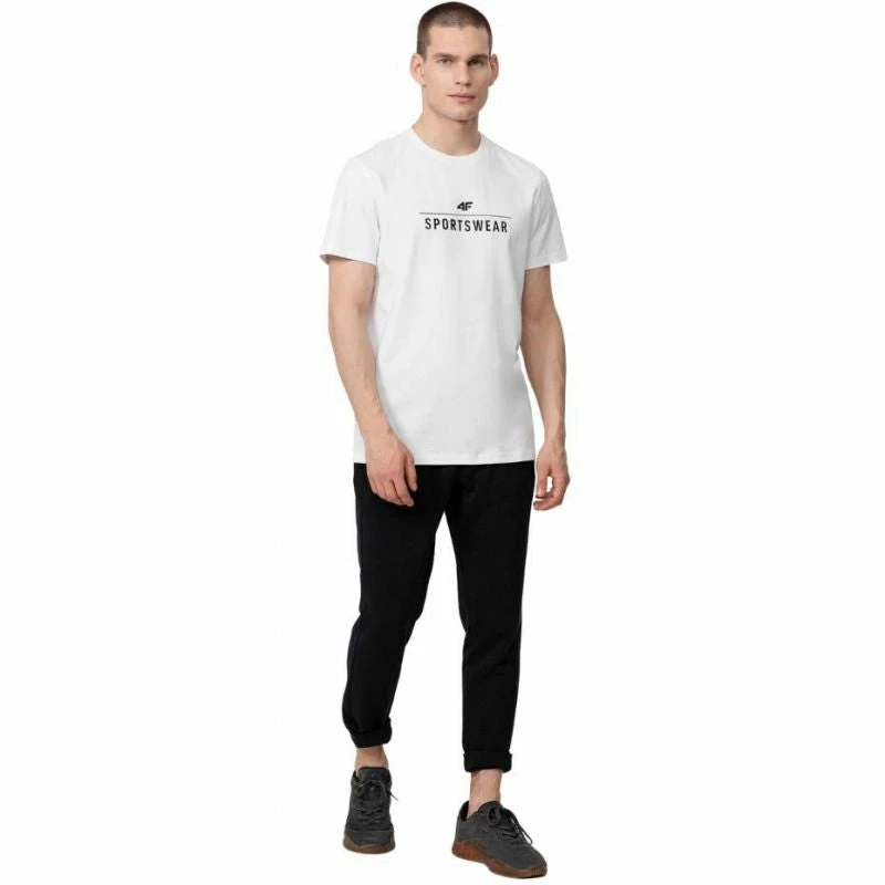 4F Mens Sports T-shirt - White