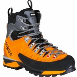 Alpinus Mens The Ridge High Pro Alpine Boots - Orange/Black Trainers