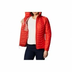 Columbia Womens Powder Lite Hooded Jacket - Red