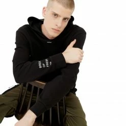 Outdoor Clothing Outhorn Mens Durable Sweatshirt - Black