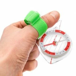 Meteor Orienteering Compass - White Hiking