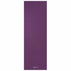 Gaiam Essentials 6 MM Yoga Mat With Strap - Purple Yoga Mats