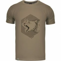 Alpinus Mens Wild Nature T-shirt - Dark Olive Outdoor Clothing