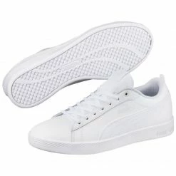 Footwear Puma Womens Smash V2 LW Shoes - White