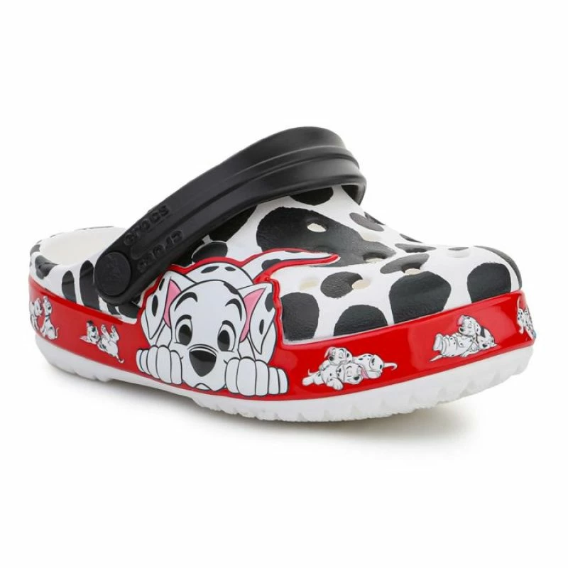 Crocs Junior FL 101 Dalmatians Clog - Black/White