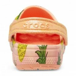 Crocs Junior Classic Party Clogs - Orange