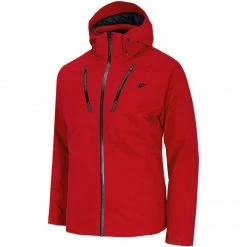 4F Mens Ski Jacket - Red Outdoor Clothing