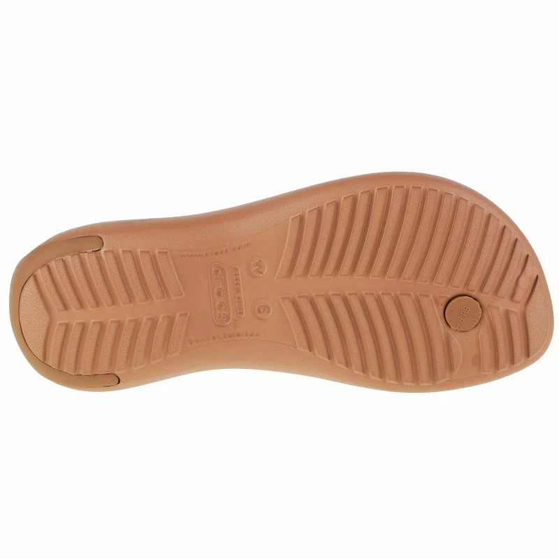 Slides Crocs Womens Sexi Flip Flops - Brown
