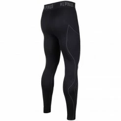 Outdoor Clothing Alpinus Mens Active Base Layer Set Thermoactive Underwear - Black/Gray