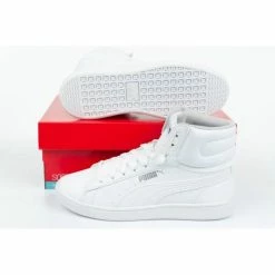 Puma Vikky V2 Mid SL Shoes - White Trainers