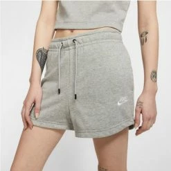 Outdoor Clothing Nike Womens Sportswear Essential Shorts - Gray