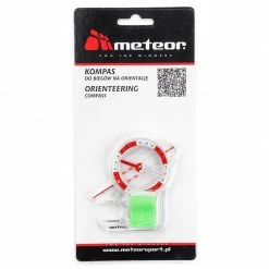Meteor Orienteering Compass - White Hiking