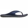 Slides Crocs Mens Swiftwater Wave Flip Flops - Navy Blue/Gray