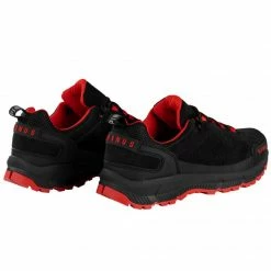 Trainers Alpinus Mens Seville Trekking Shoes - Black/Red