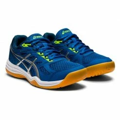 Asics Junior Upcourt 4 GS Volleyball Shoes - Blue Footwear