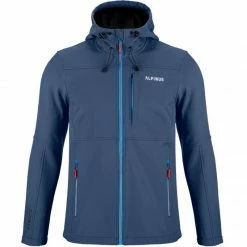 Outdoor Clothing Alpinus Men's Vinicunca Softshell Jacket - Navy Blue