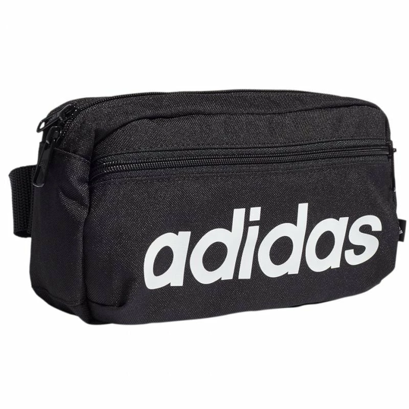 Adidas Unisex Linear Logo Bum Bag - Black Duffle Bags