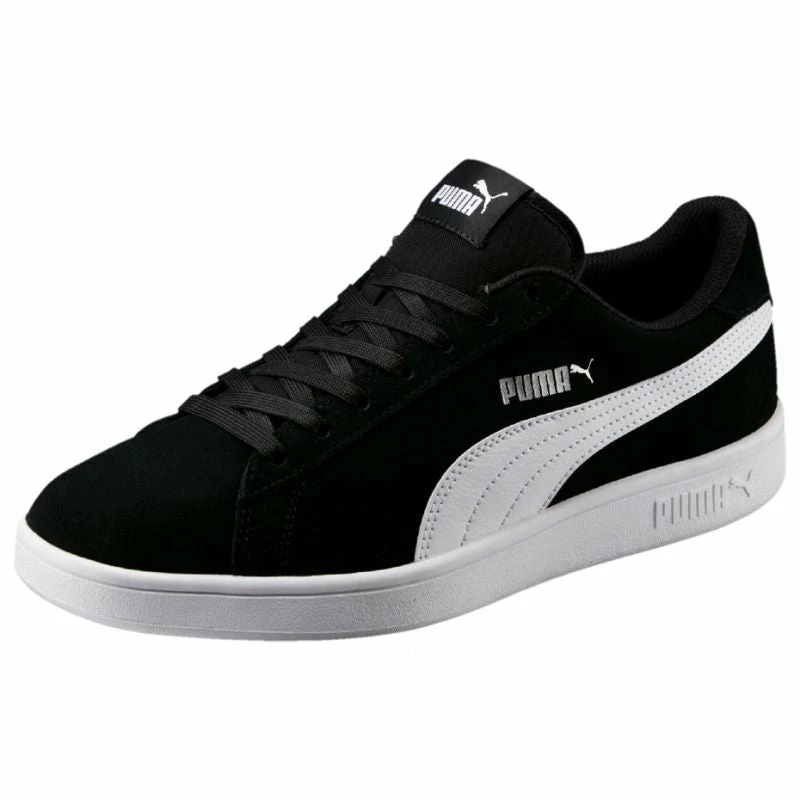 Trainers Puma Mens Smash V2 Shoes - Black