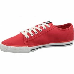 Trainers Helly Hansen Mens Fjord Canvas V2 Shoes - Red