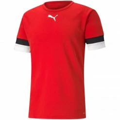 Outdoor Clothing Puma Mens TeamRise Jersey T-Shirt - Red
