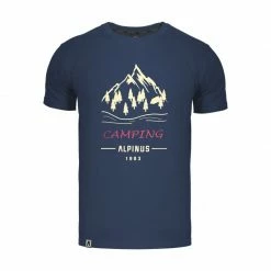 Alpinus Mens Polaris T-shirt - Navy Blue Outdoor Clothing