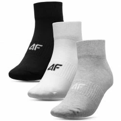 4F Mens Socks - Black/White/Gray