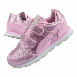 Puma Junior Vista Glitz Shoes - Pink Footwear