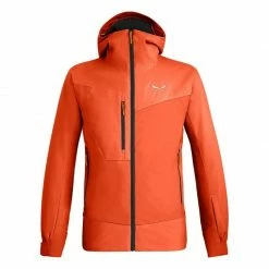 Salewa Men's Antelao Beltovo TWR Ski Jacket - Orange Outdoor Clothing
