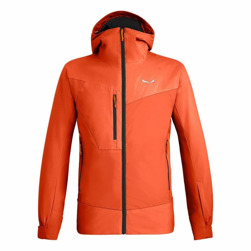 Salewa Men's Antelao Beltovo TWR Ski Jacket - Orange Outdoor Clothing