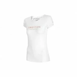 4F Womens Classic T-Shirt - White Outdoor Clothing