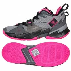 Trainers Nike Mens Jordan Why Not Zero Shoes - Gray/Pink/Black