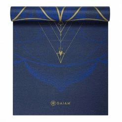 Yoga Mats Gaiam Sun And Moon Double-sided Yoga Mat 6mm - Blue