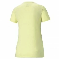 Outdoor Clothing Puma Womens ESS Logo Heather T-shirt - Yellow