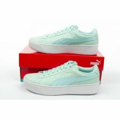 Footwear Puma Womens Vikky Platform Glitz Shoes - Mint